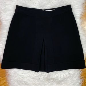 RO & DE Inverted Pleat Black Mini Skirt